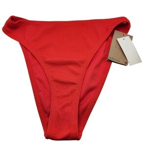 Nike Swim Red‎ Bikini Bottom Nwt Size Large